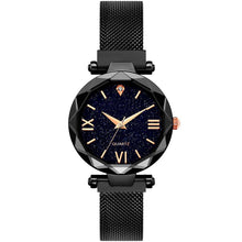 Load image into Gallery viewer, Women Starry Sky Watch Luxury Magnetic Buckle Mesh Band Quartz Wristwatch Female Rose Gold Diamond Watches zegarek damsk