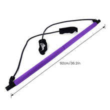 Load image into Gallery viewer, Pilates Exercise Stick Fitness Resistance Bands Rope Puller Home Yoga Gym Toning Pilates Bar for Body Muscle Workout Abdominal