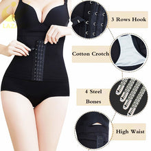 Load image into Gallery viewer, LAZAWG Women Butt Lifter Shapewear Hight Waist Tummy Control Body Shaper Shorts Waist Trainer Panty Panties with Hook Shapers