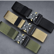 Load image into Gallery viewer, Men's Belt Army Outdoor Hunting Tactical Multi Function Combat Survival High Quality Marine Corps Canvas For Nylon Male Luxury