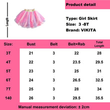 Load image into Gallery viewer, VIKITA Baby Kids skirt Girls Princess Glitter Sequined Tutu Skirt Toddlers Sequins Party Ballet Tutu Skirts Children Clothing